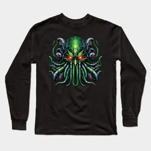 Biomech Cthulhu Overlord S01 D35 Long Sleeve T-Shirt